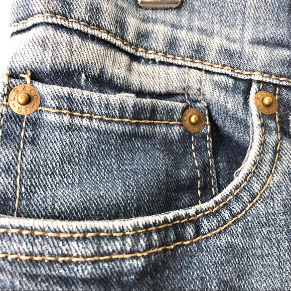 Levi’s slim ankle length mid rise blue jeans w 28 - Picture 6 of 13